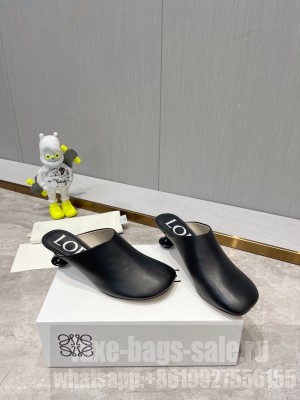 Loewe Toy Mule 5.5cm in goatskin Black 2023
