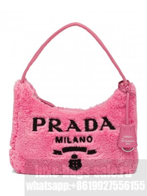Prada Re-Edition 2000 Terry Mini Bag 1NE515 Peachblow