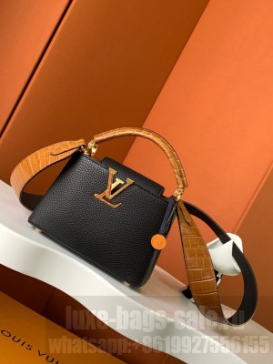 Louis Vuitton Capucines Mini M96498 black&brown