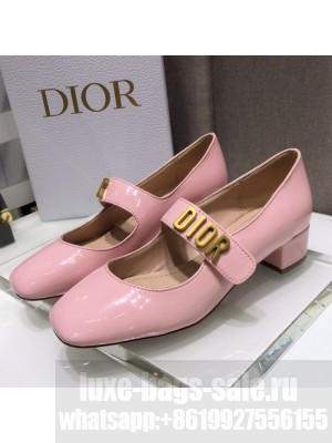 Dior Patent Calfskin Mary Janes Pumps Pink Spring/Summer 2021 Collection