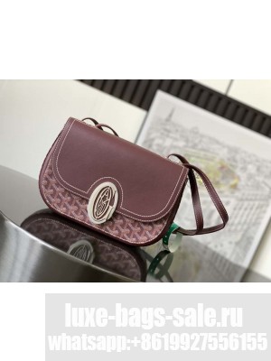 Goyard 233 Crossbody bag burgundy