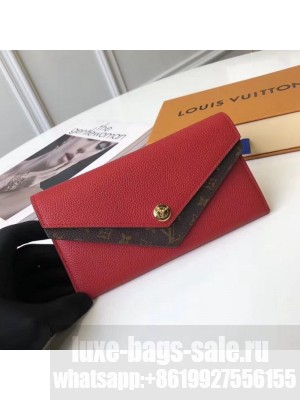 Louis Vuitton Double V Long Wallet M64317 Red  Collection