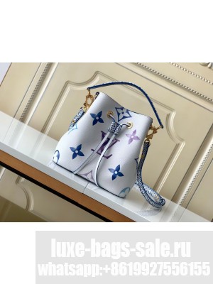 Louis Vuitton Giant Monogram Neonoe BB M22986 Gradient Print Blue