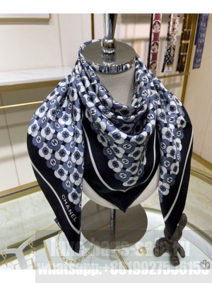 Chanel Women's Square Scarf Black
