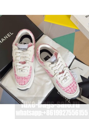 Chanel Tweed & Leather G38299 Sneakers 2024 06
