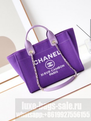 Chanel SHOPPING BAG AS3257 Purple