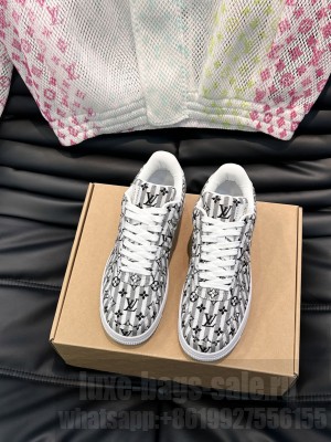 Louis Vuitton Nike Air Force 1 Low By Virgil Abloh Man's Sneaker 2023 020