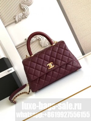 Chanel FLAP BAG WITH TOP HANDLE 92990-7