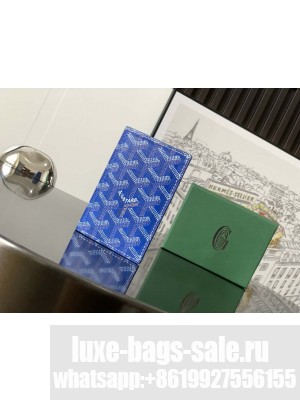 Goyard Saint-Pierre Card Wallet Blue