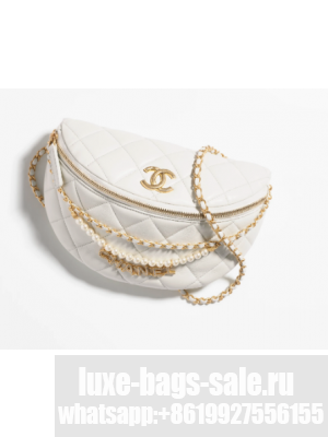Chanel WAIST BAG AS4991 White