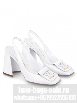 Louis Vuitton Women's Shake Slingback Pump White