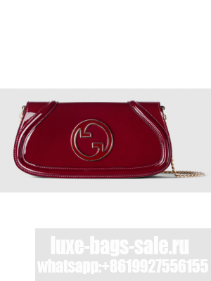 GUCCI BLONDIE SMALL SHOULDER BAG 814952 Rosso Ancora red