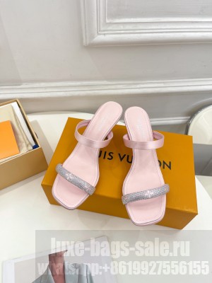 Louis Vuitton Sparkle 9.5cm Heel Slide Sandals 2023 08