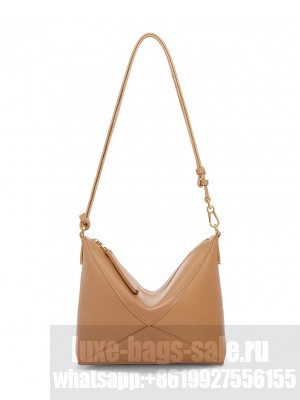 Loewe Bright Nappa Cow Leather Puzzle Fold Handbag Fawn