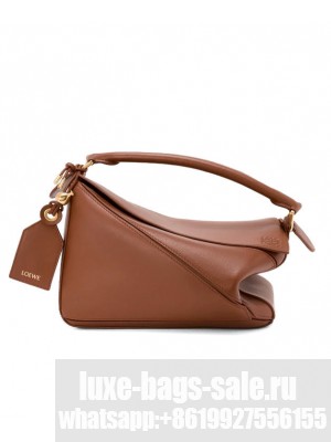 Loewe Small Featherlight Puzzle Bag Coffee