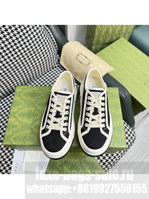 Gucci GG Embroidered Low-top Platform Sneakers 5cm 2023 02