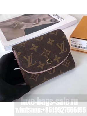 Louis Vuitton Ariane Monogram Canvas Compact Wallet Pink Collection