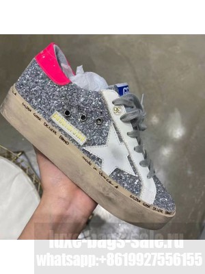 Golden Goose GGDB Calfskin Sequins Sneaker Silver Spring/Summer 2021 Collection 10
