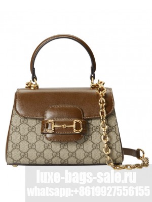 Gucci Horsebit 1955 Mini Bag 703848 Coffee