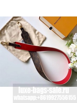 Louis Vuitton Bandouliere Shoulder Strap in Monogram Canvas J02287 Red 2018