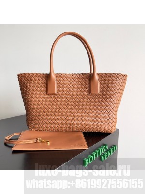 Bottega Veneta Small Cabat 730297 Golden Brown