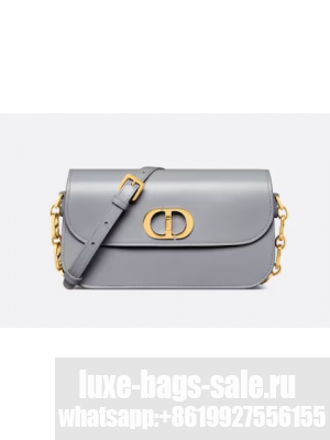 Dior 30 MONTAIGNE AVENUE BAG Dusty Box Calfskin M9260 Ethereal Gray