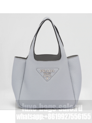 Prada Leather handbag 1BA349 light blue