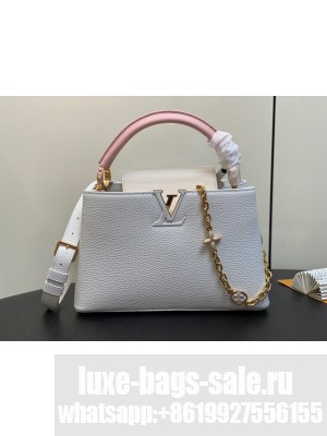 Louis Vuitton Capucines MM M22674 white