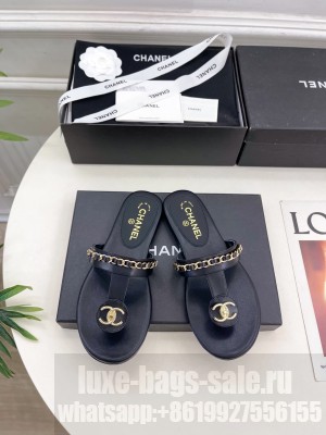 Chanel Flat Slide Thong Sandals 2025 18