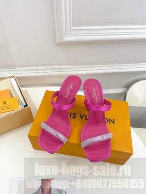 Louis Vuitton Sparkle 9.5cm Heel Slide Sandals 2023 02