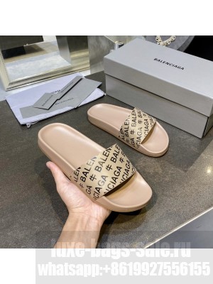 Balenciaga Unisex Pool Slide Sandal 2021 Collection 010