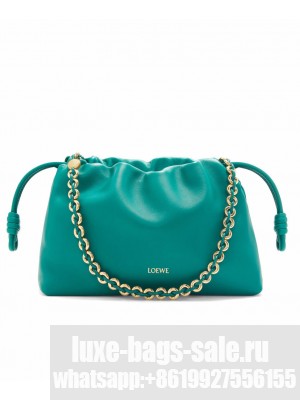Loewe Flamenco Purse Bag In Mellow Nappa Lambskin Green