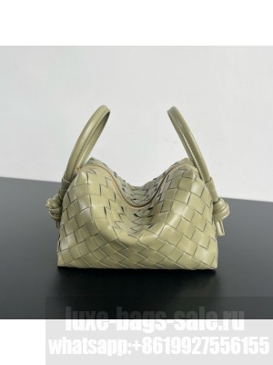Bottega Veneta Loop Top Handle 796615 green