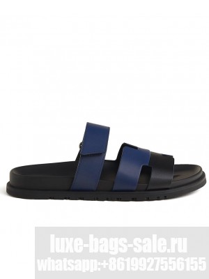 Hermes Unisex Chypre Sandal Dark Blue