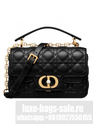 Christian Dior Small Dior Jolie Top Handle Bag Black