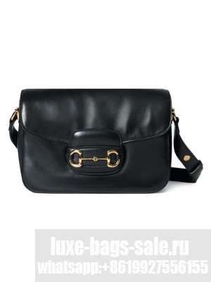 Gucci Horsebit 1955 Aura Small Shoulder Bag 847063 Black