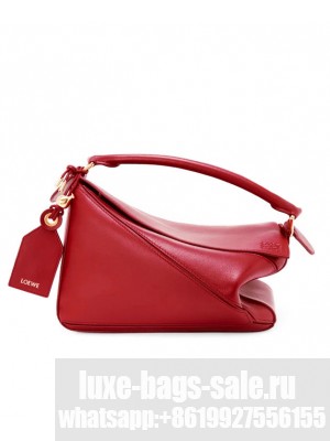 Loewe Small Featherlight Puzzle Bag Mauve