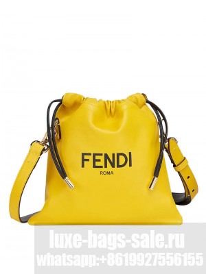 Fendi Pack Small Pouch 7VA510 Yellow