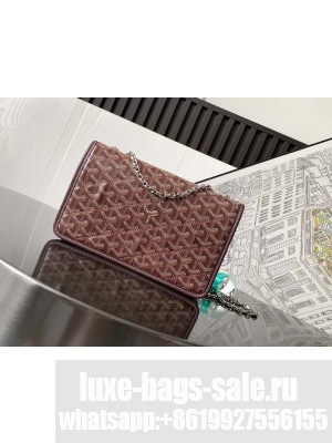 Goyard Alexandre III Bag Burgundy