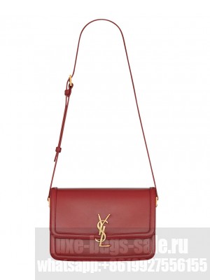 Saint Laurent Solferino Medium Satchel 6343050 Red
