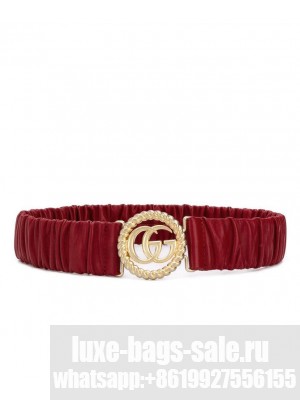 Gucci Logo Buckle Belts Red