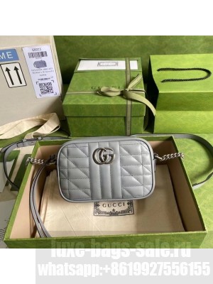 Gucci GG Marmont mini shoulder bag 634936 Dark grey