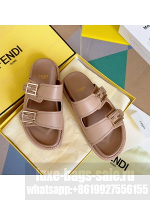 Fendi Feel Unisex Flat Slide Sandals 06
