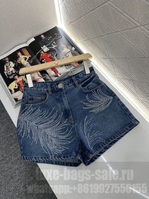 Chanel Denim Skirt With Rhinestones 02