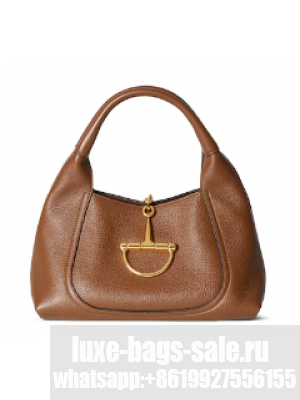 GUCCI SOFTBIT MEDIUM TOP HANDLE BAG 837467 Brown