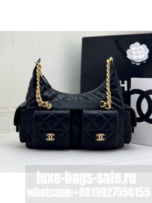 Chanel MAXI HOBO BAG AS5339 BLACK