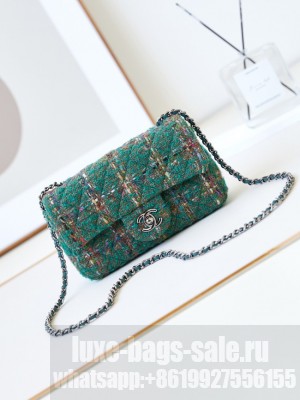 CHANEL MINI CLASSIC HANDBAG A69900 green