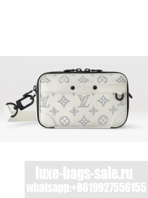 Louis Vuitton Alpha Wearable Wallet M83383 White&Navy