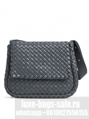Bottega Veneta Cobble Shoulder Bag 709418 Gray