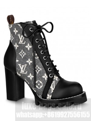 Louis Vuitton Women's Star Trail Ankle Boot 1AB2XR Black